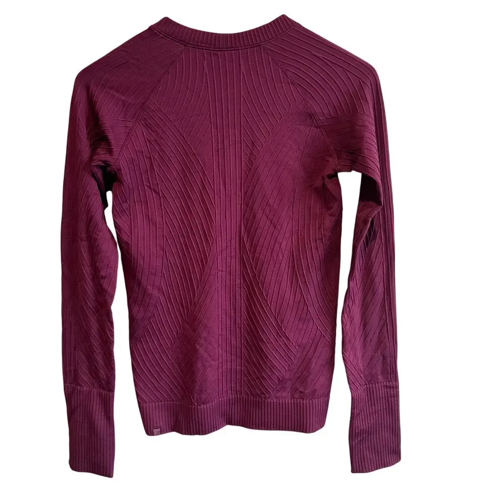 Lululemon Rest Less Pullover Ribbed Long Sleeve Shirt Marvel 4